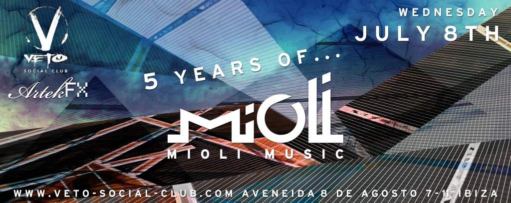 5 Years Of Mioli Music - Página frontal