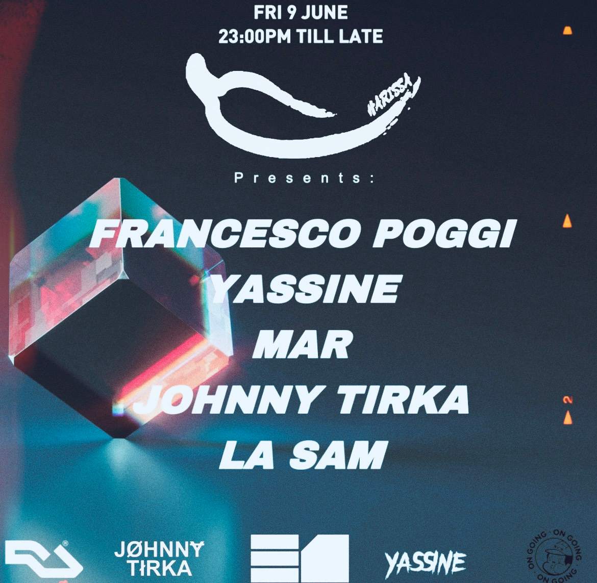 HARISSA presents Yassine,Francesco Poggi,mar, Johnny Tirka,LA Sam - Página frontal