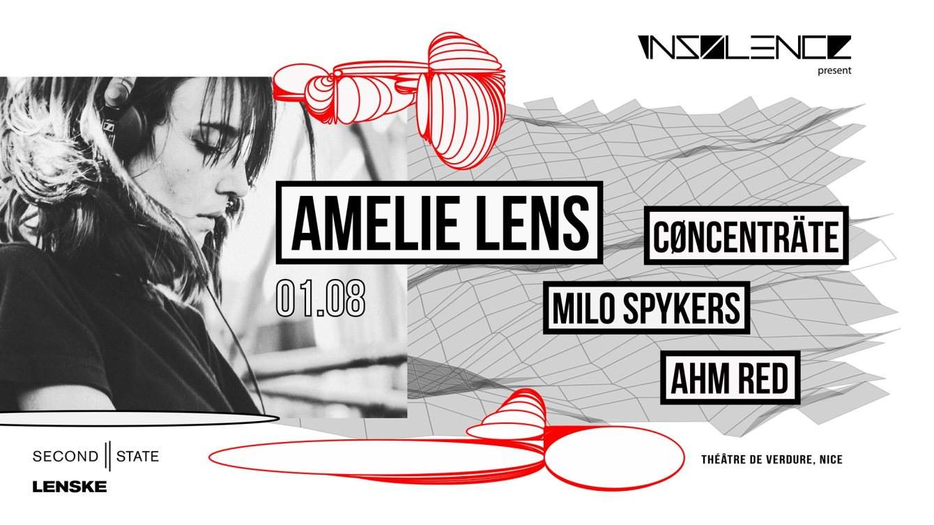 Amelie Lens / CØNCENTRÄTE / Milo Spykers / Ahm Red - Página trasera