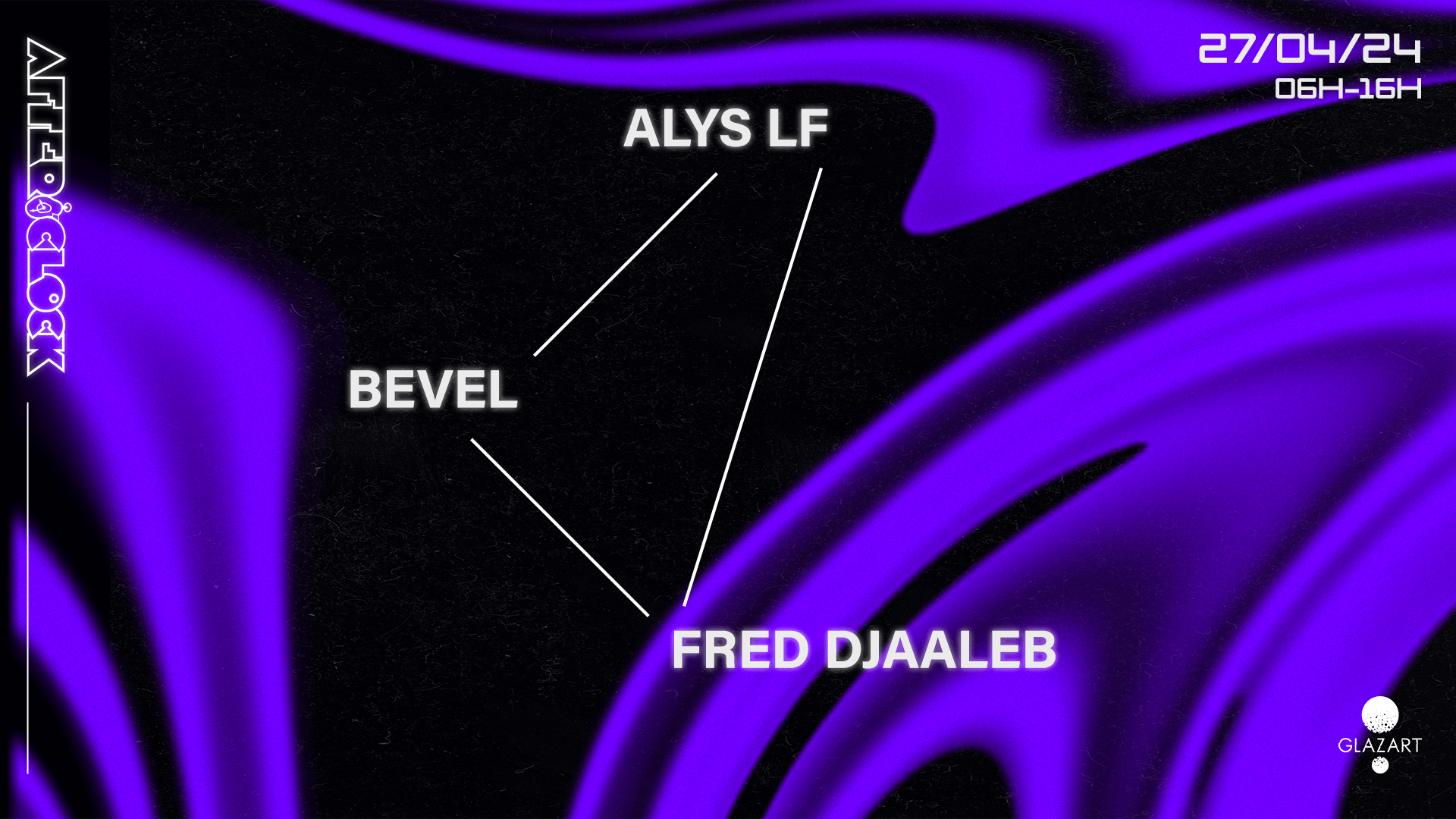 After O'Clock: Bevel, Alys LF & Fred Djaaleb - フライヤー表