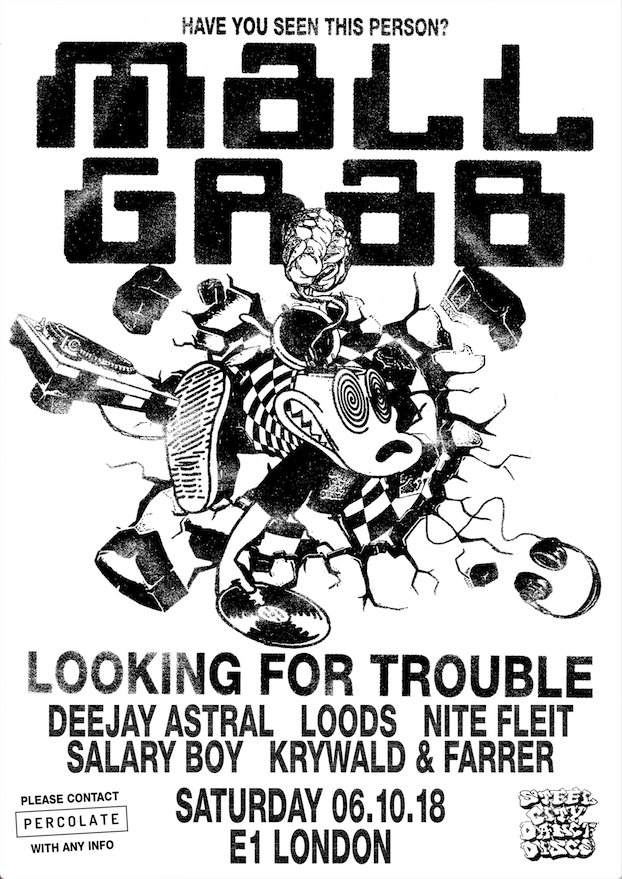 Mall Grab: Looking For Trouble - Página frontal