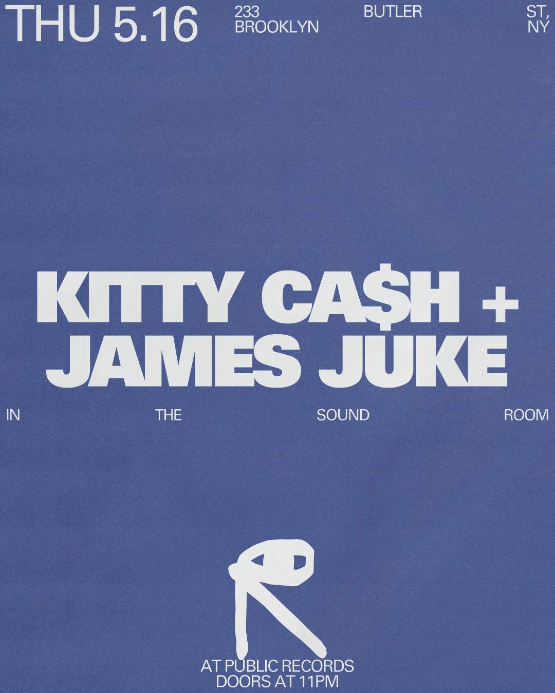 Kitty Ca$h Album Release Party with James Juke - フライヤー表