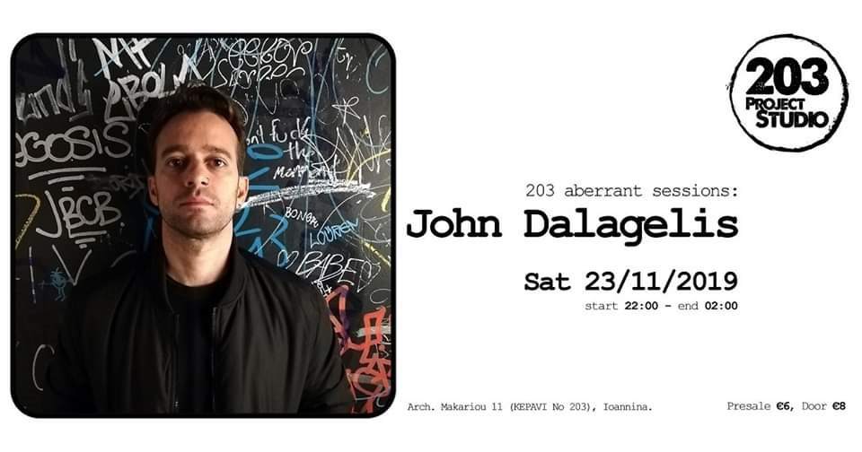John Dalagelis - Studio 203 - Página frontal