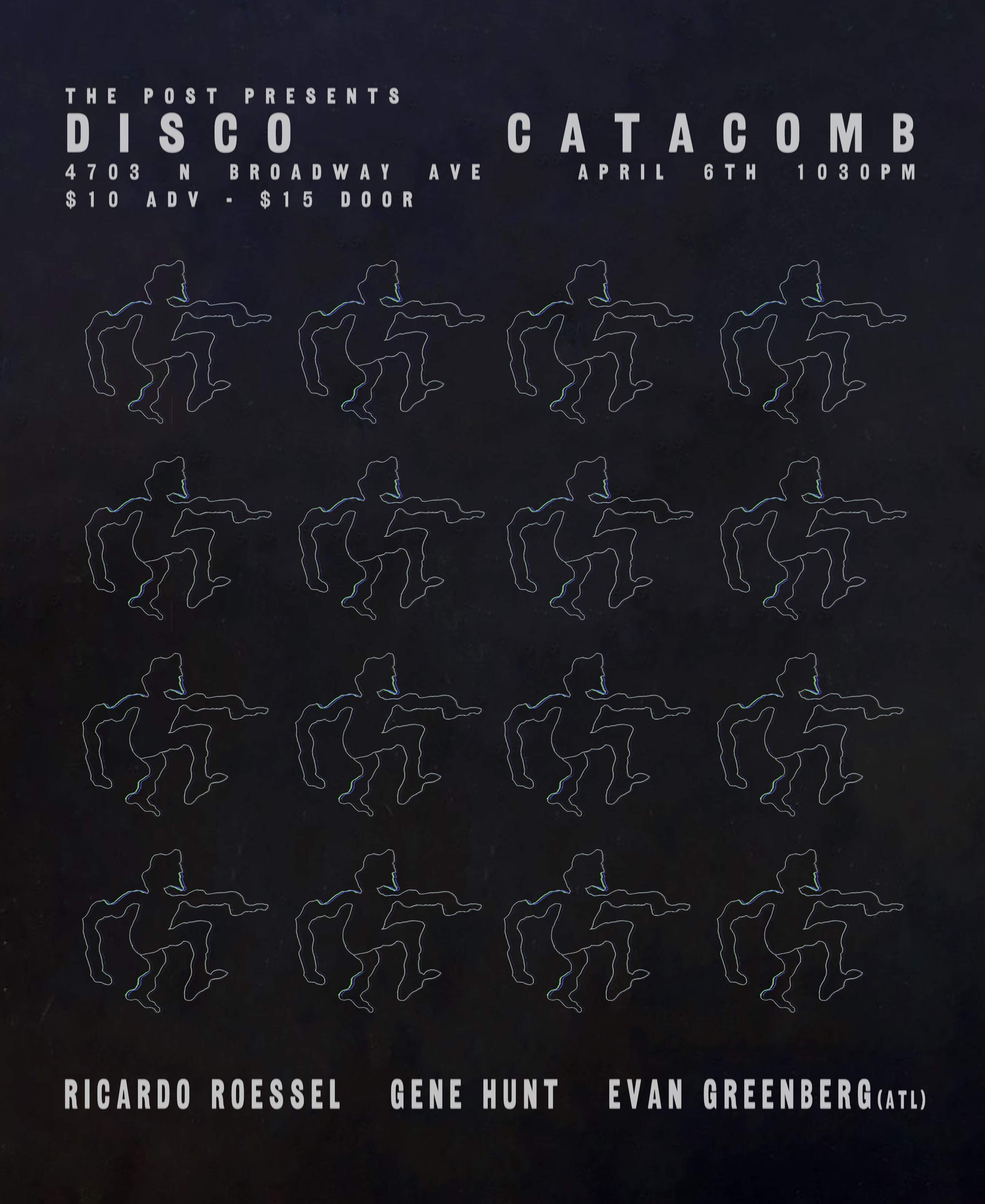 The Post presents: Disco Catacomb - フライヤー表