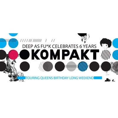 Kompakt Records Australian Tour - D.A.F. Turns 6 - フライヤー表