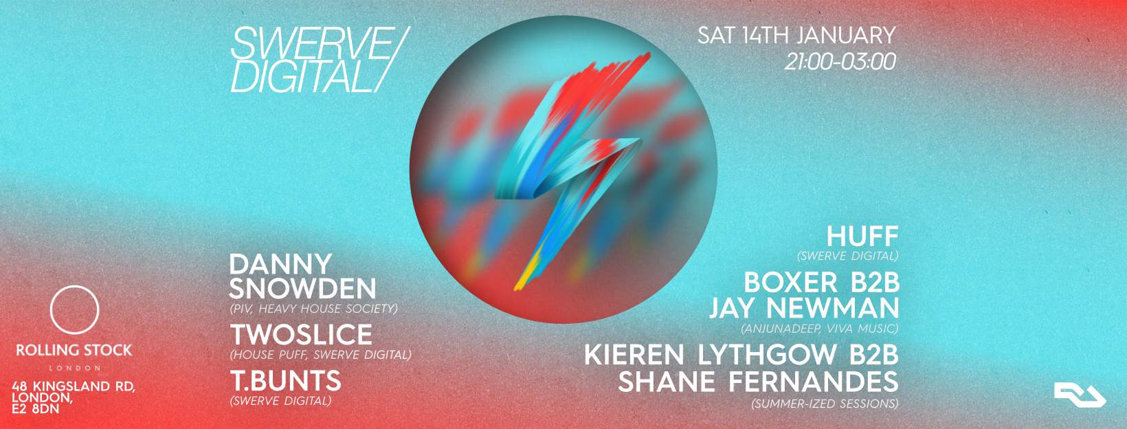 Swerve Digital with Danny Snowden & TwoSlice at Rolling Stock, London