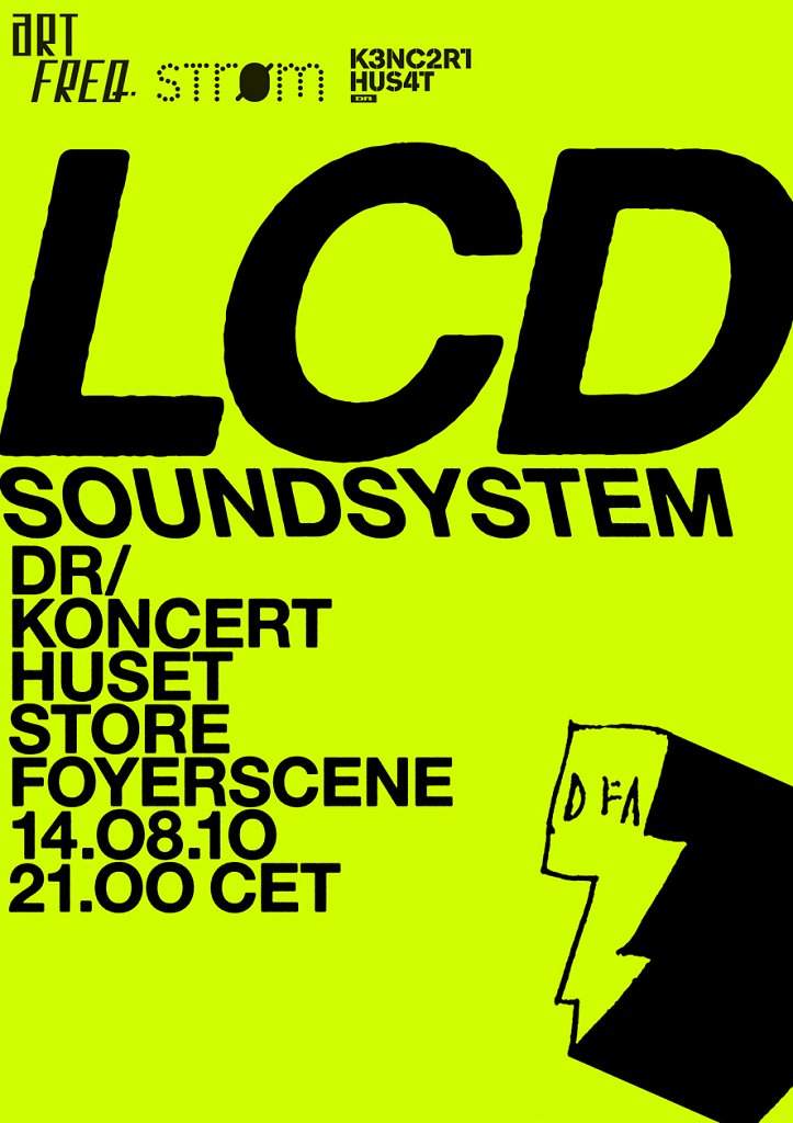 Strøm, Artfreq. & Dr presents Lcd Soundsystem - フライヤー表