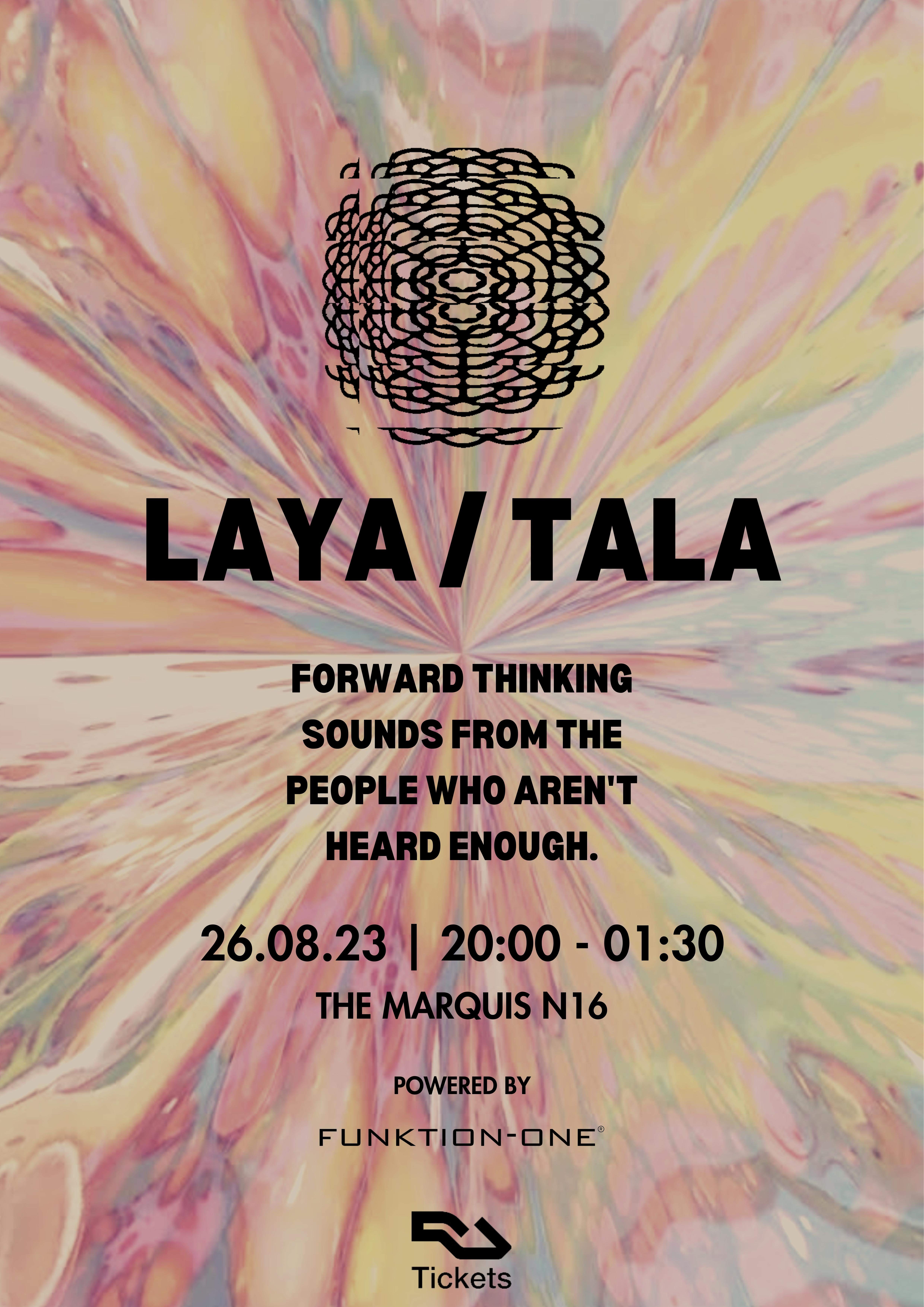 LAYA/TALA Launch Party with LUMA, Mossambi, ISHU, Vinda - Página trasera