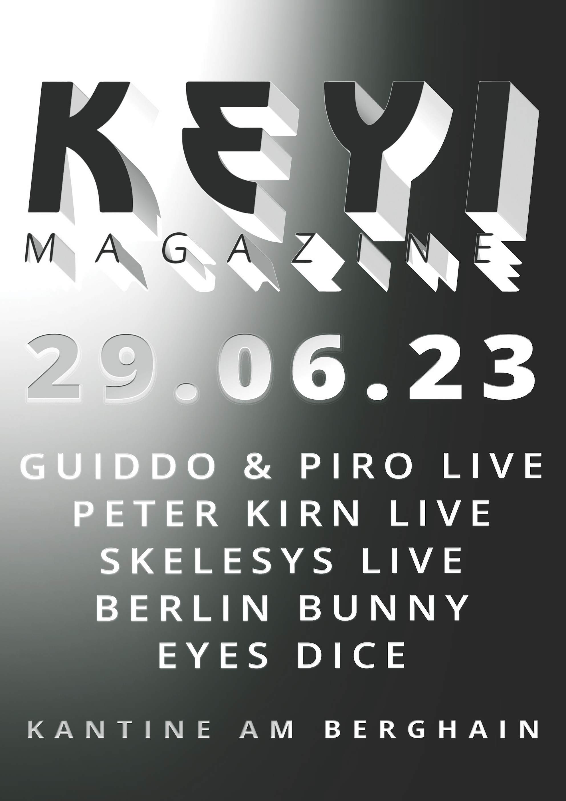 Keyi Magazine charity event - フライヤー表