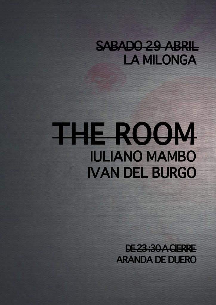 The Room - Iuliano Mambo & Ivan del Burgo - フライヤー表