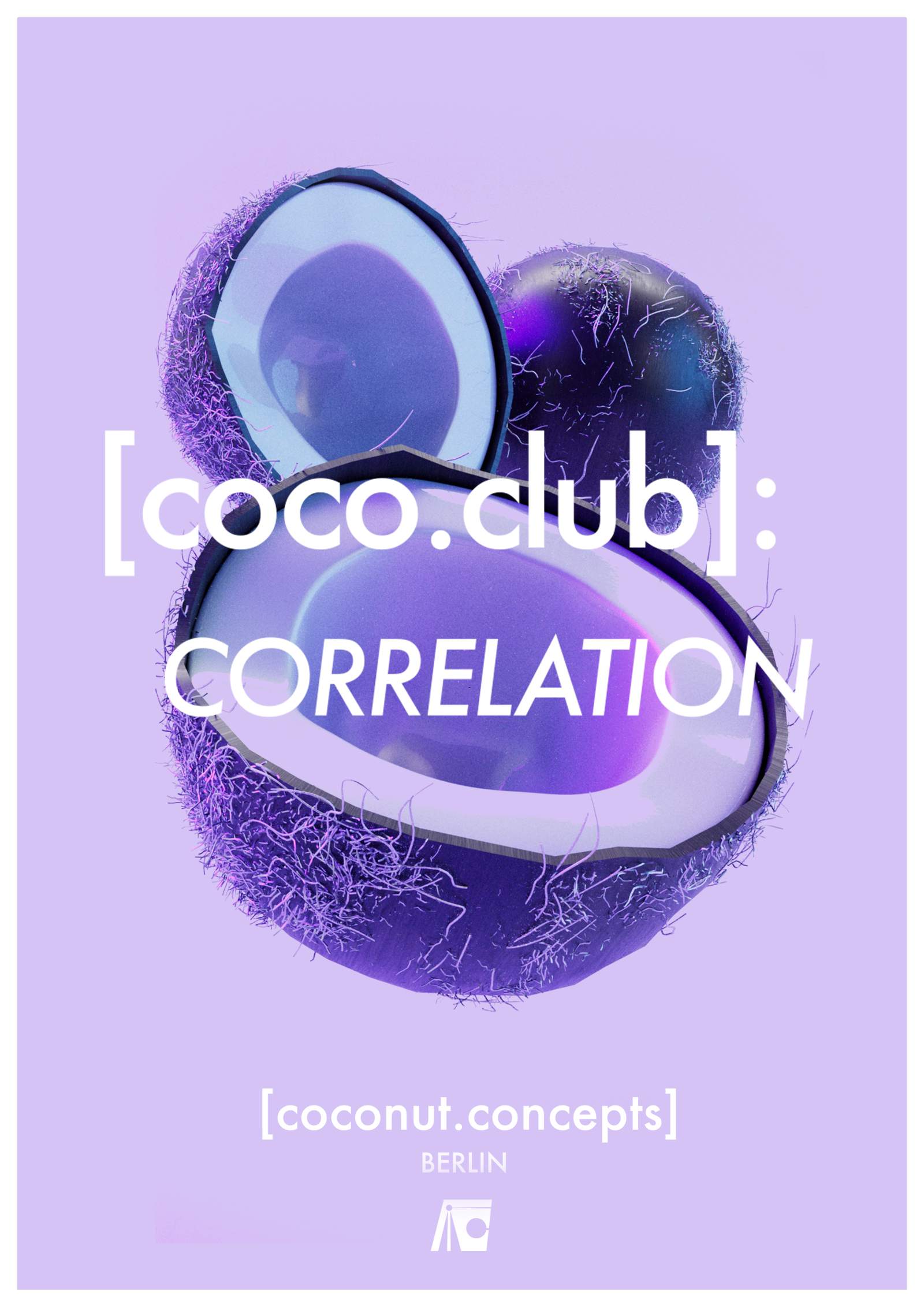 [coco.club]: CORRELATION - フライヤー表