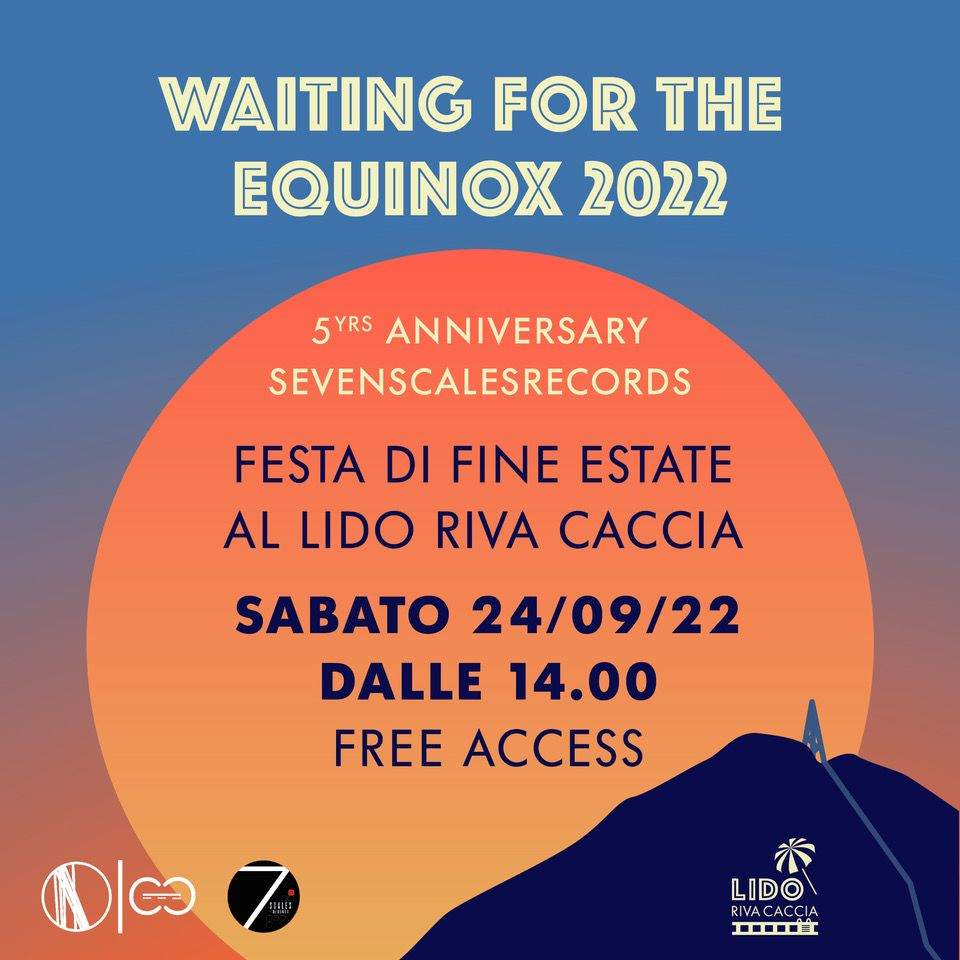 [CANCELLED] WAITING FOR THE EQUINOX 2022 / 5yrs Anniversary SevenScalesRecords - フライヤー裏