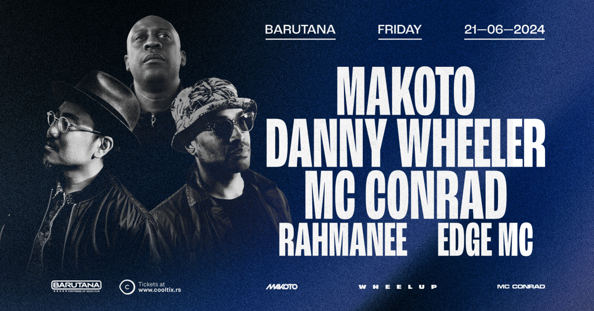 Barutana presents: Makoto, Danny Wheeler, MC Conrad & More - フライヤー表