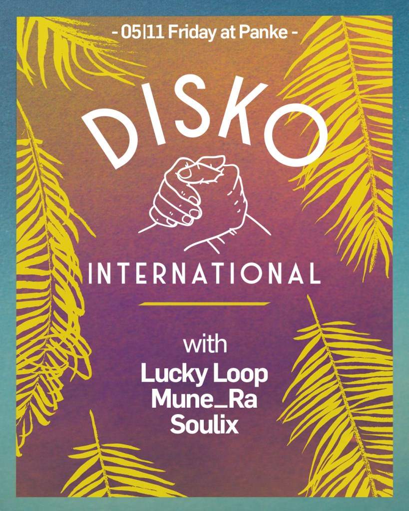 Disko International - フライヤー表
