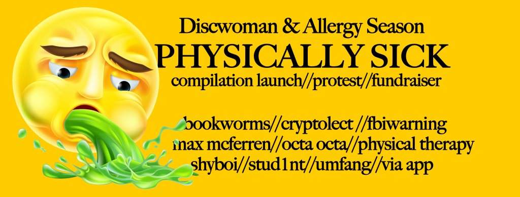 Allergy Season x Discwoman: Physically Sick - Página frontal