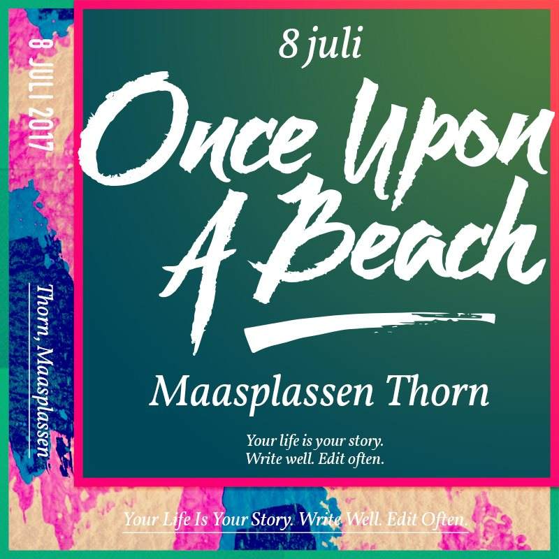 Once Upon A Beach - フライヤー裏