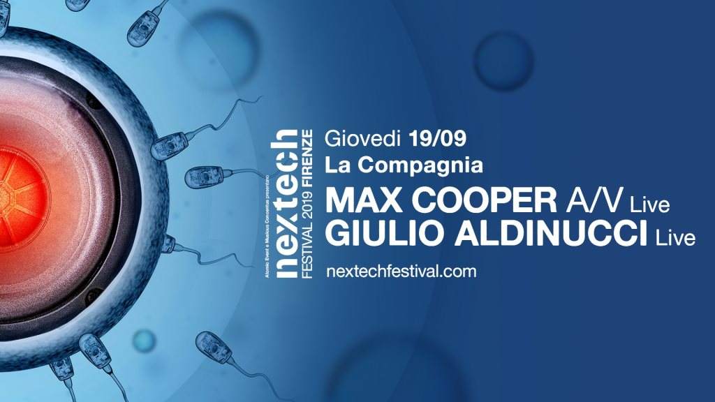 Nextech Festival Day1: Max Cooper A/V Live - Giulio Aldinucci - Página frontal
