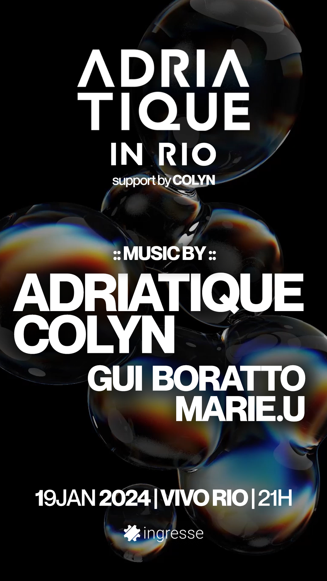 Adriatique IN RIO - フライヤー表