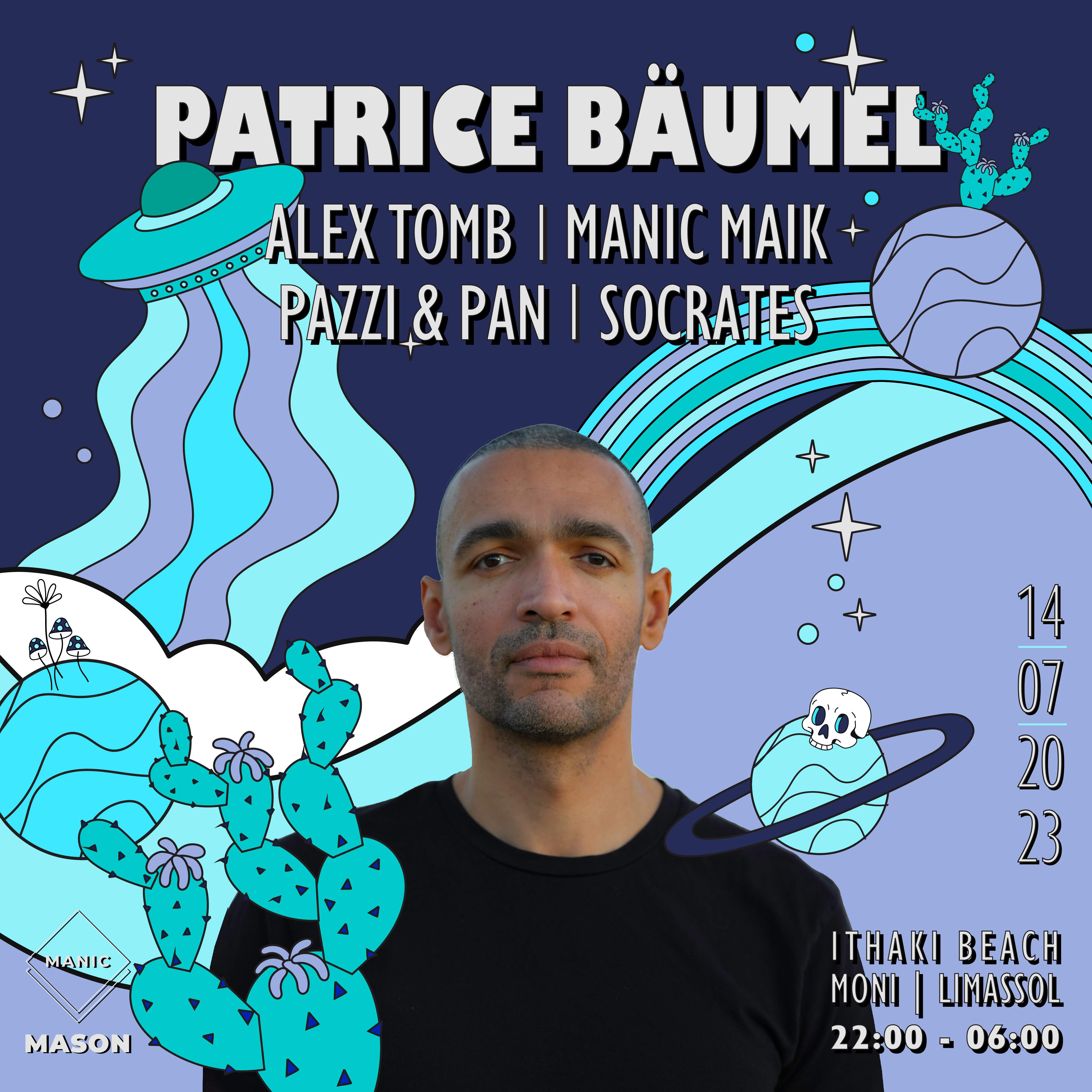 Mason & Manic invites Patrice Bäumel at Ithaki Beach - Página frontal