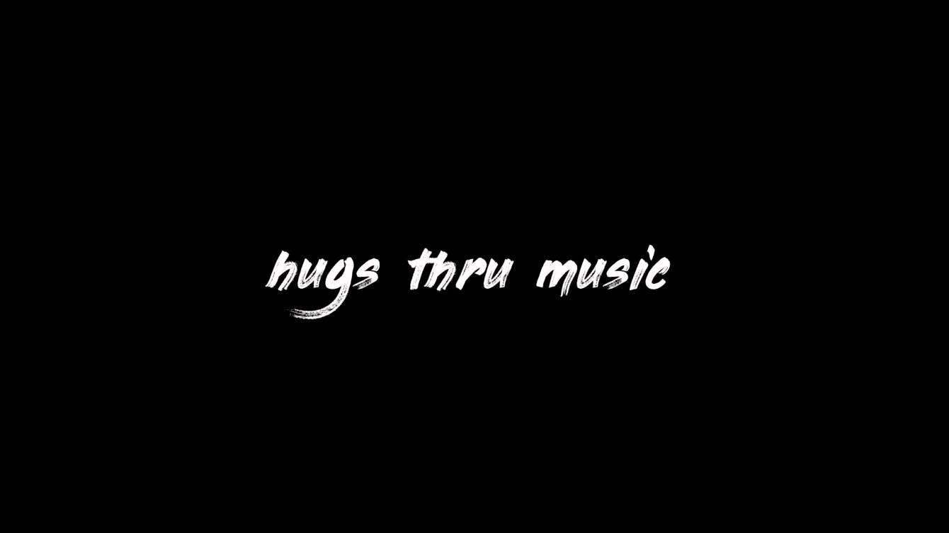 hugs thru music - フライヤー表