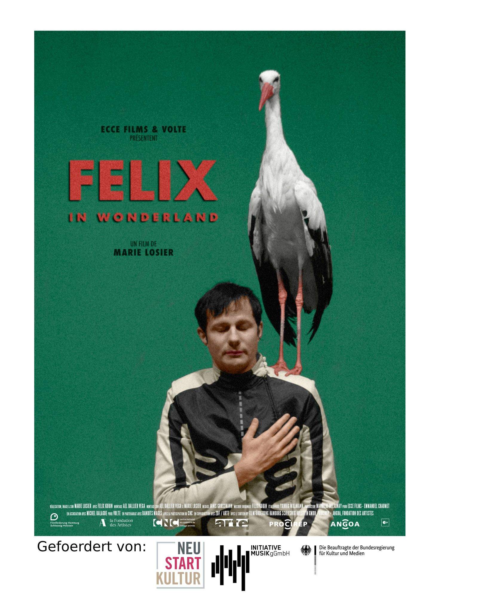 Felix in Wonderland SCREENING - Marie Losier TALK - Felix Kubin LIVE - フライヤー表