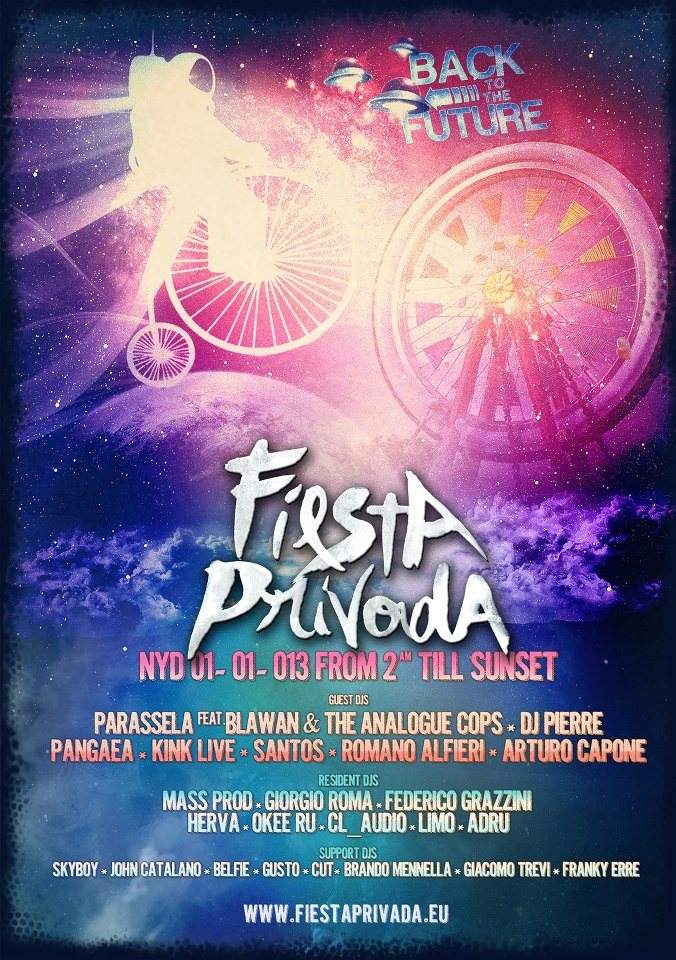 Fiesta Privada 013 -Back to the Future- - Página trasera