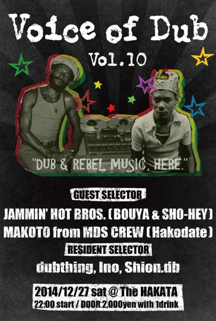 Voice of DUB Vol.10 -End of The Year Special DUB Session- - フライヤー表