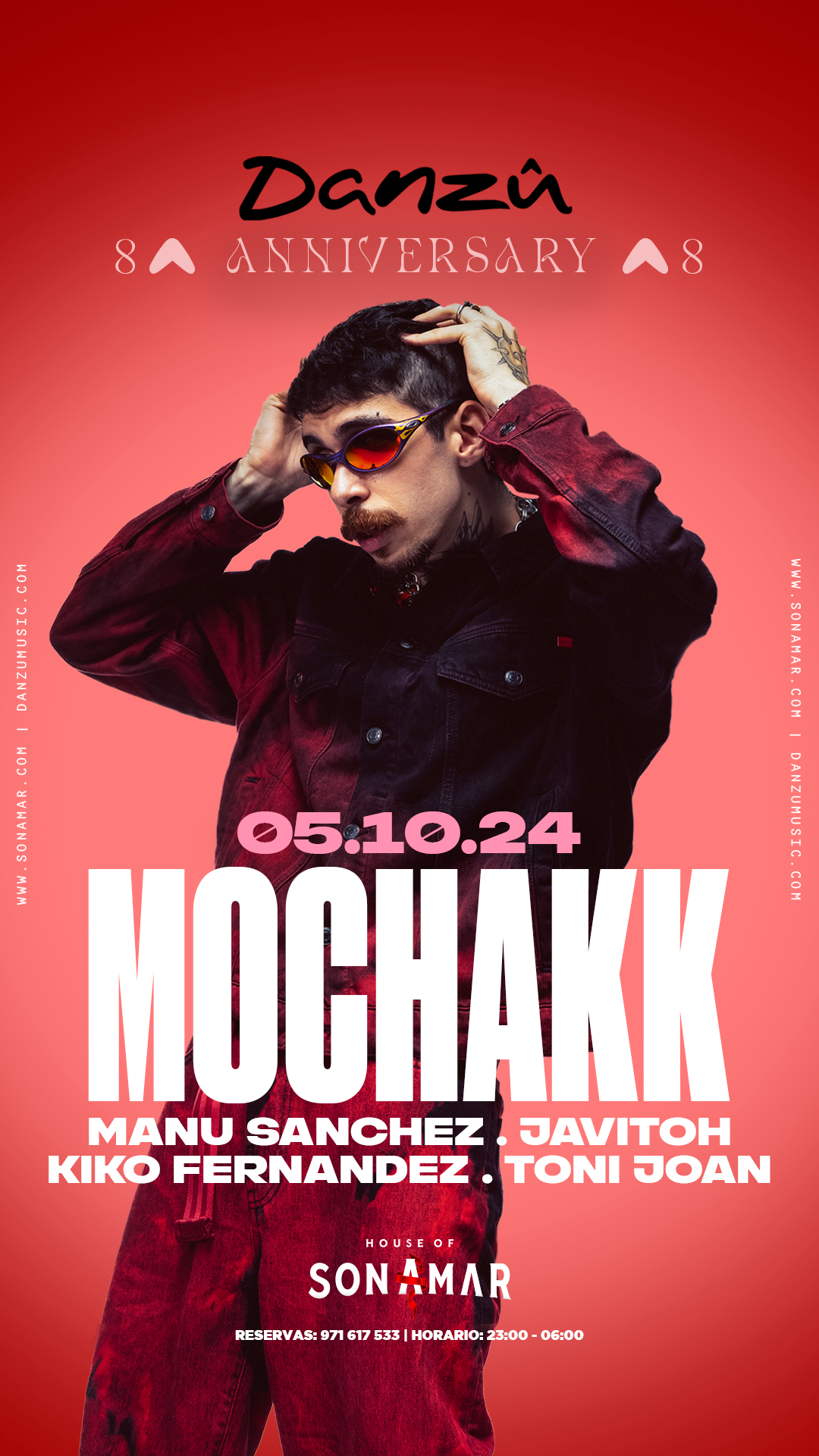Danzû - 8 Anniversary x Mochakk en House of Son Amar, Este
