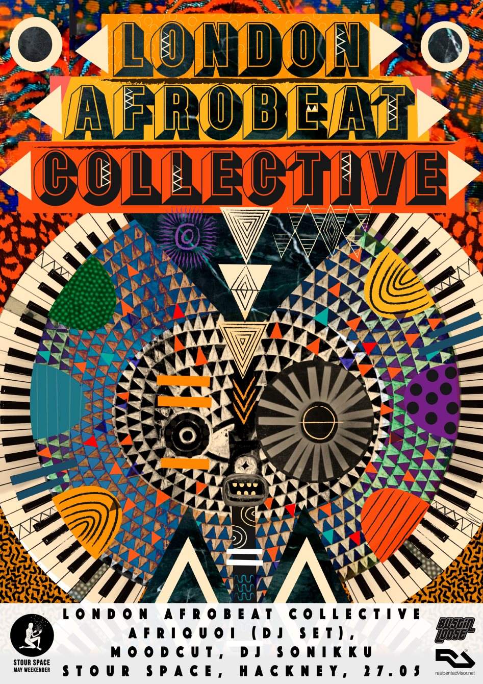 Bustin' Loose with London Afrobeat Collective, Afriquoi (DJ Set), Moodcut + DJ Sonikku - Página frontal