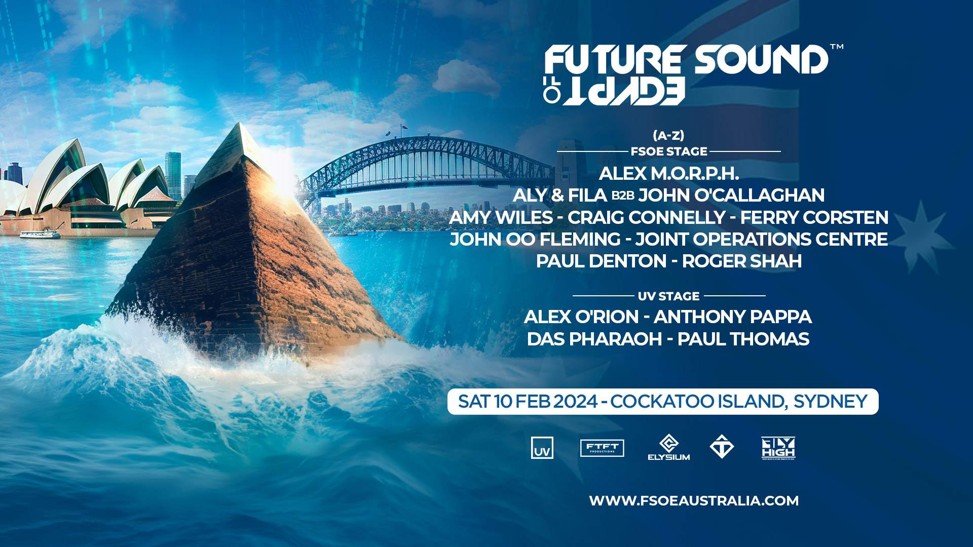 Future Sound of Egypt Sydney - Página trasera