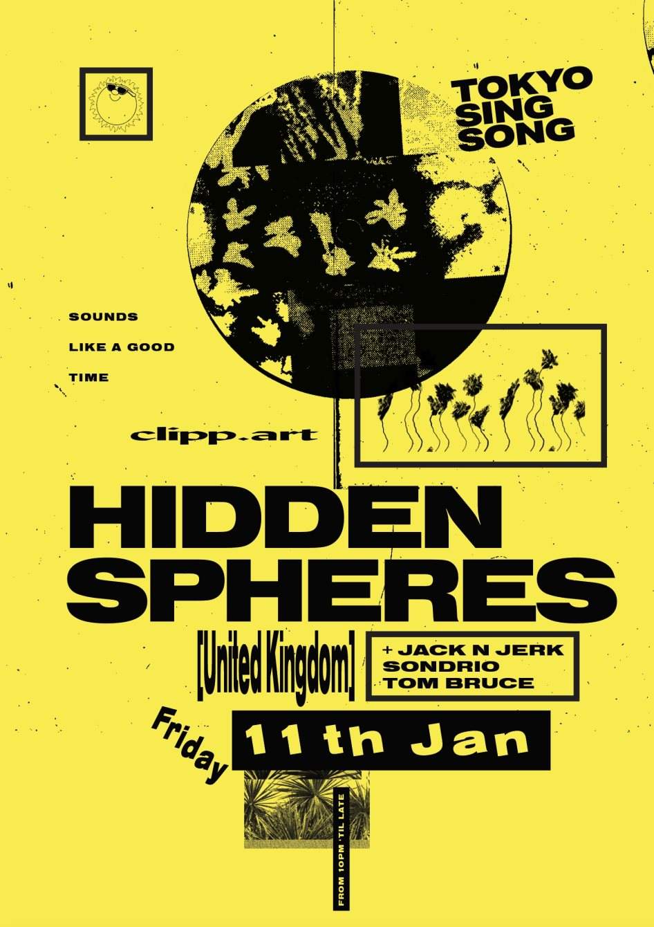 clipp.art -w- Hidden Spheres [UK] - フライヤー表