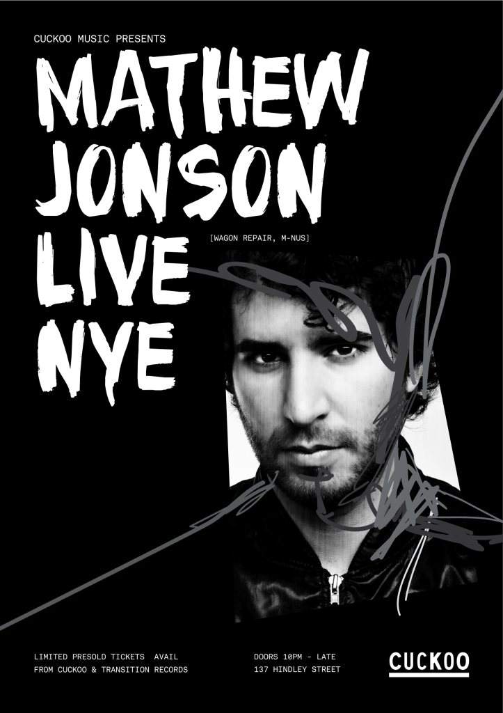 Mathew Jonson Live NYE - Página frontal