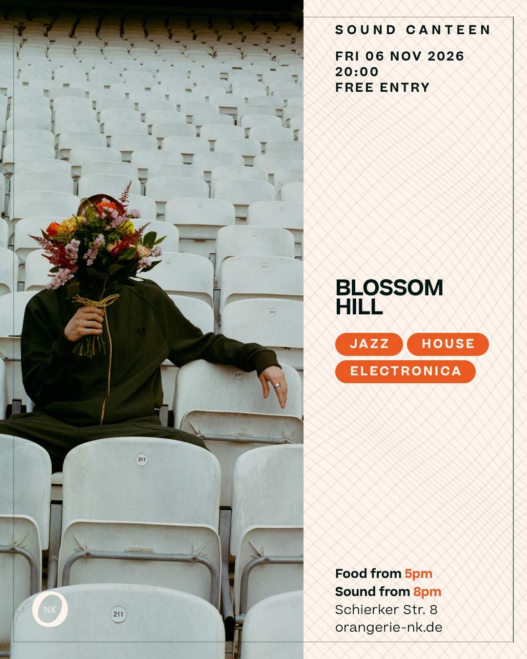 Sound Canteen with Blossom Hill at Orangerie Neukölln, Berlin