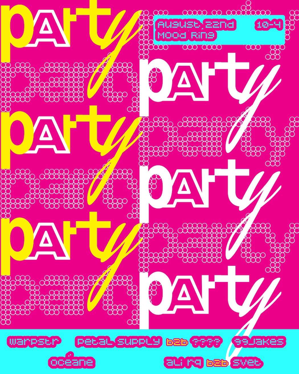 Party Party at Mood Ring, New York City