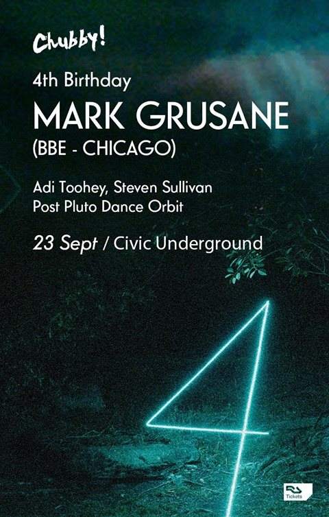 Chubby 4th Birthday with Mark Grusane (BBE - Chicago) - Página trasera