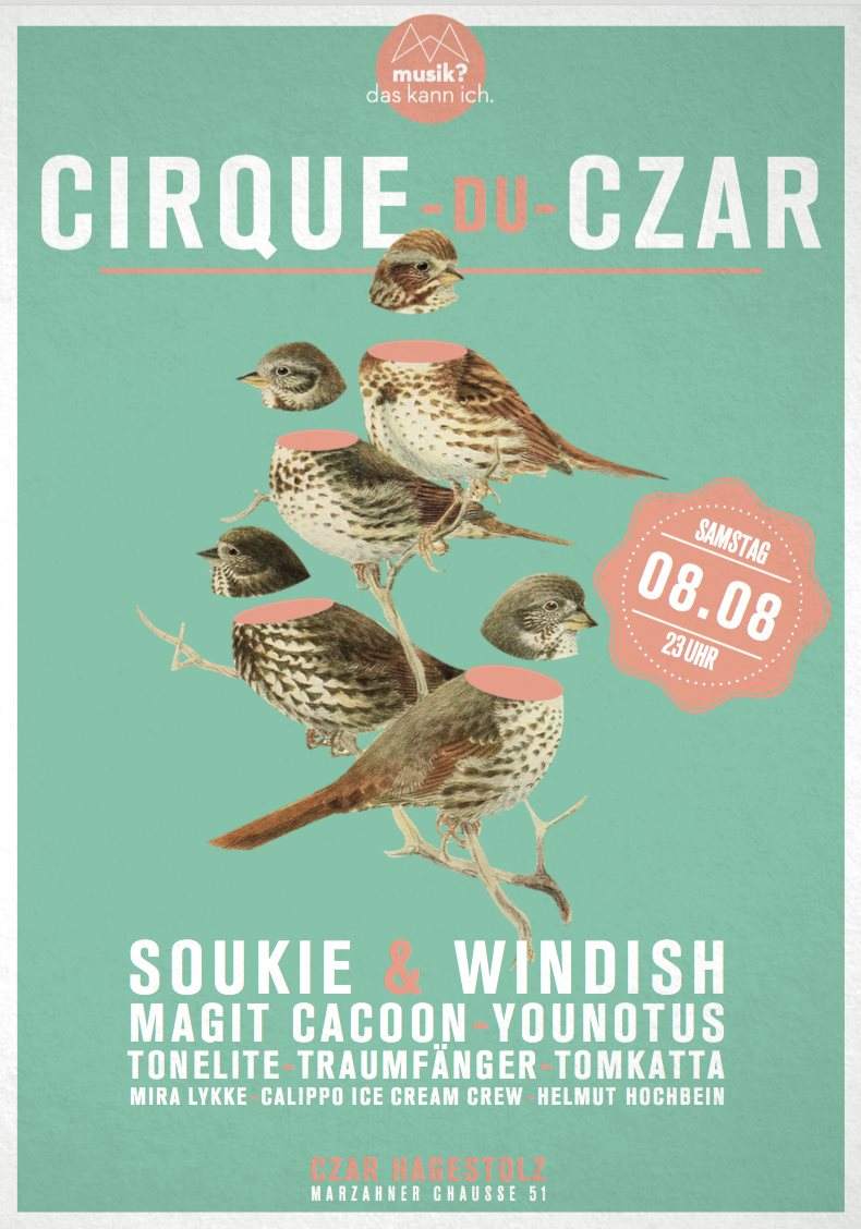 Cirque du Czar with Soukie&Windish, Magit Cacoon, Younotus - Página frontal