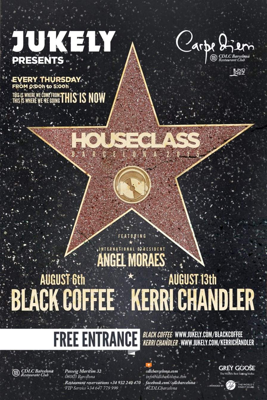 Houseclass 2015 Feat. Black Coffee - Página frontal