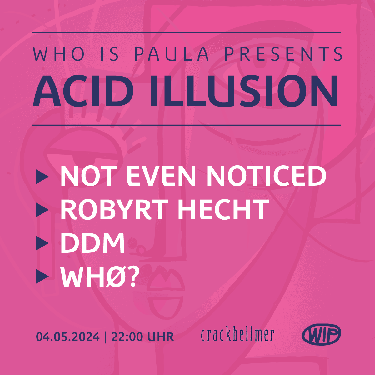 Who is Paula presents: Acid Illusion - フライヤー裏
