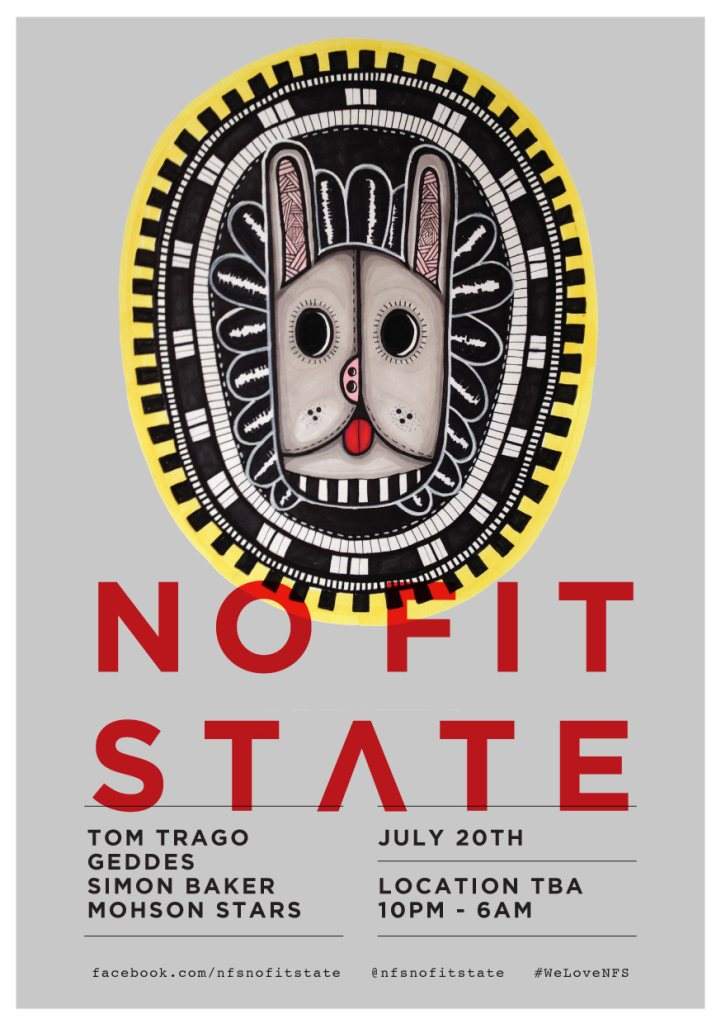 Nofitstate - Tom Trago, Geddes, Simon Baker, Giles Smith, Mohson Stars - Página frontal