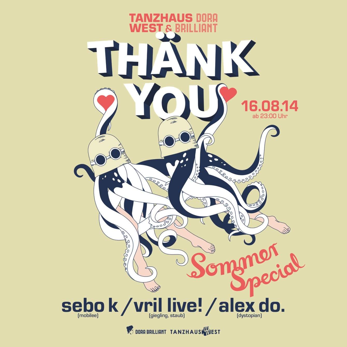 Thänk You Sommer Special - フライヤー表