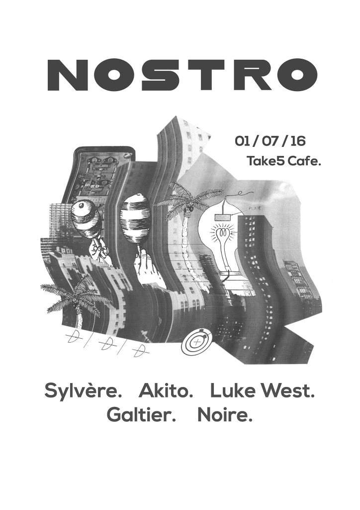Nostro presents: Sylvere 'Smashing Stars' Ep Launch with Akito, Luke West, Galtier and Noire - フライヤー表