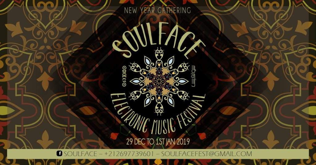 Soulface - Electronic Music Festival - フライヤー表