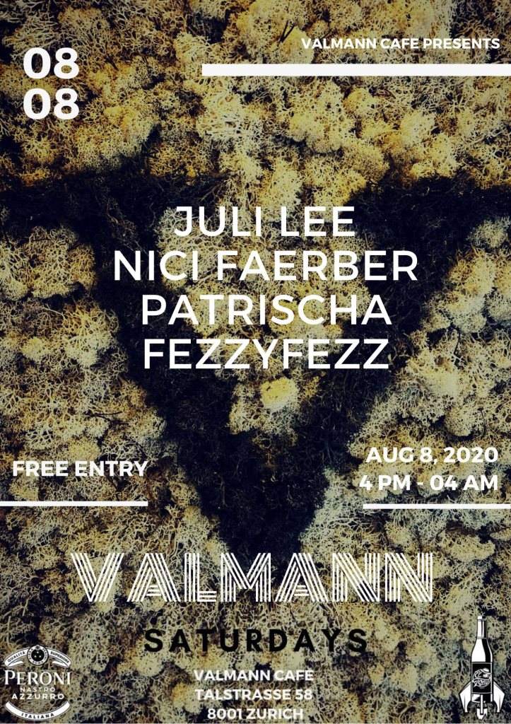Valmann Saturday with Juli Lee, Nici Faerber, Patrischa & Fezzyfezz - Página frontal