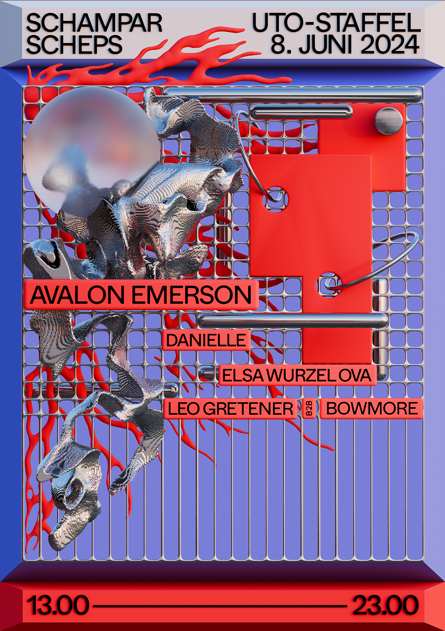 Scheps // Avalon Emerson, Danielle, Elsa Wurzel Ova, Leo Gretener B2b Bowmore - Página frontal