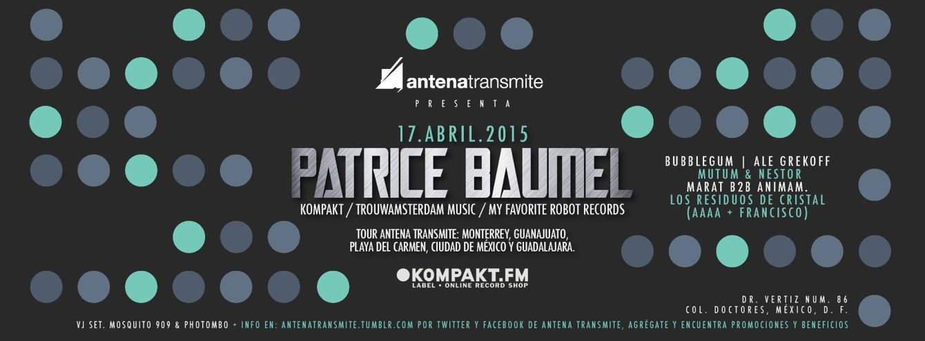 Patrice Bäumel is Back - Página frontal