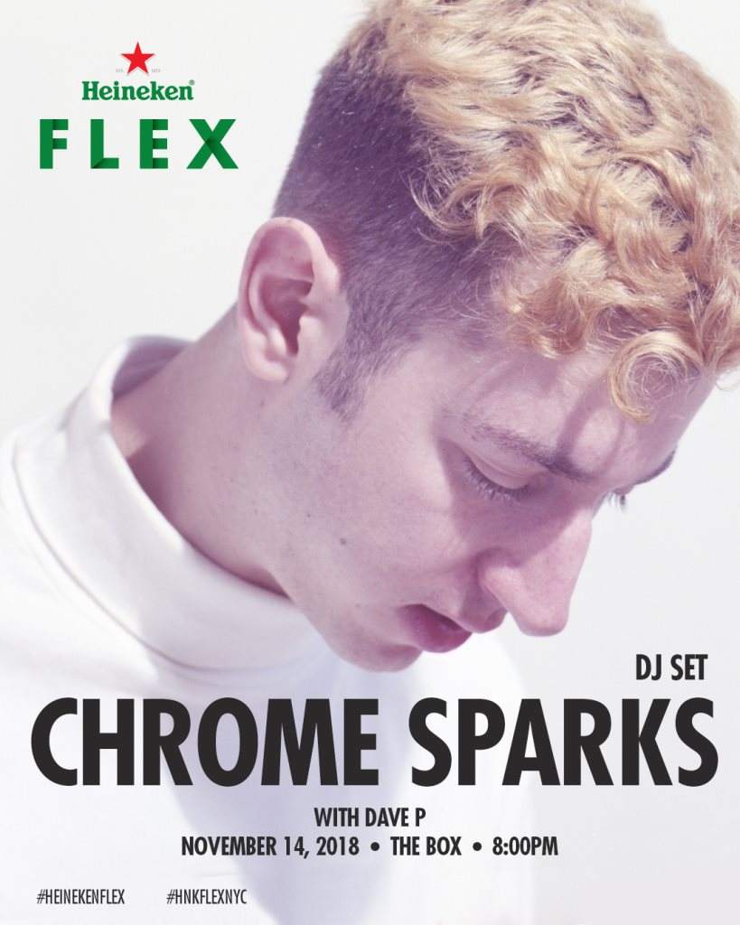 Heineken Flex presents: Chrome Sparks - Página frontal