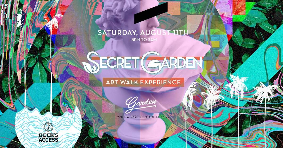 Secret Garden - Art Walk Experience - フライヤー表