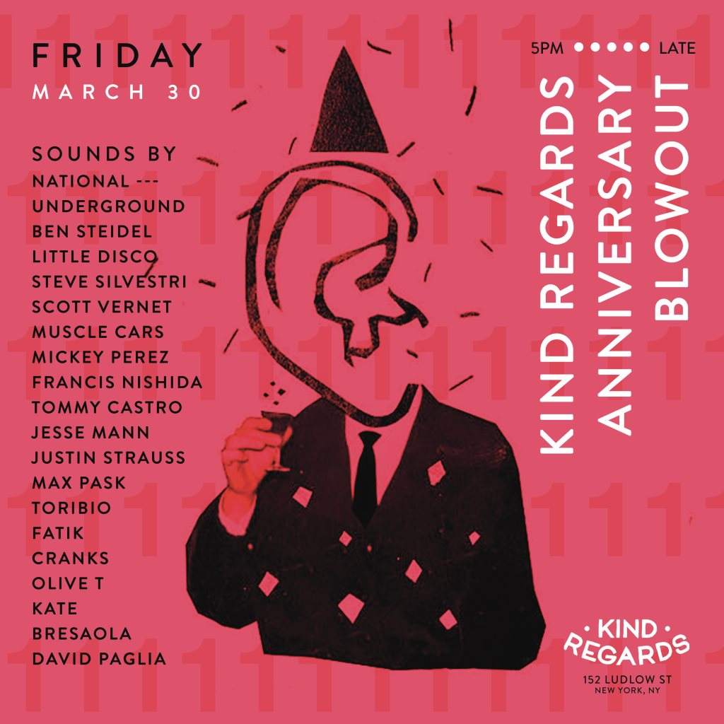 Kind Regards Anniversary Blowout at Kind Regards, New York