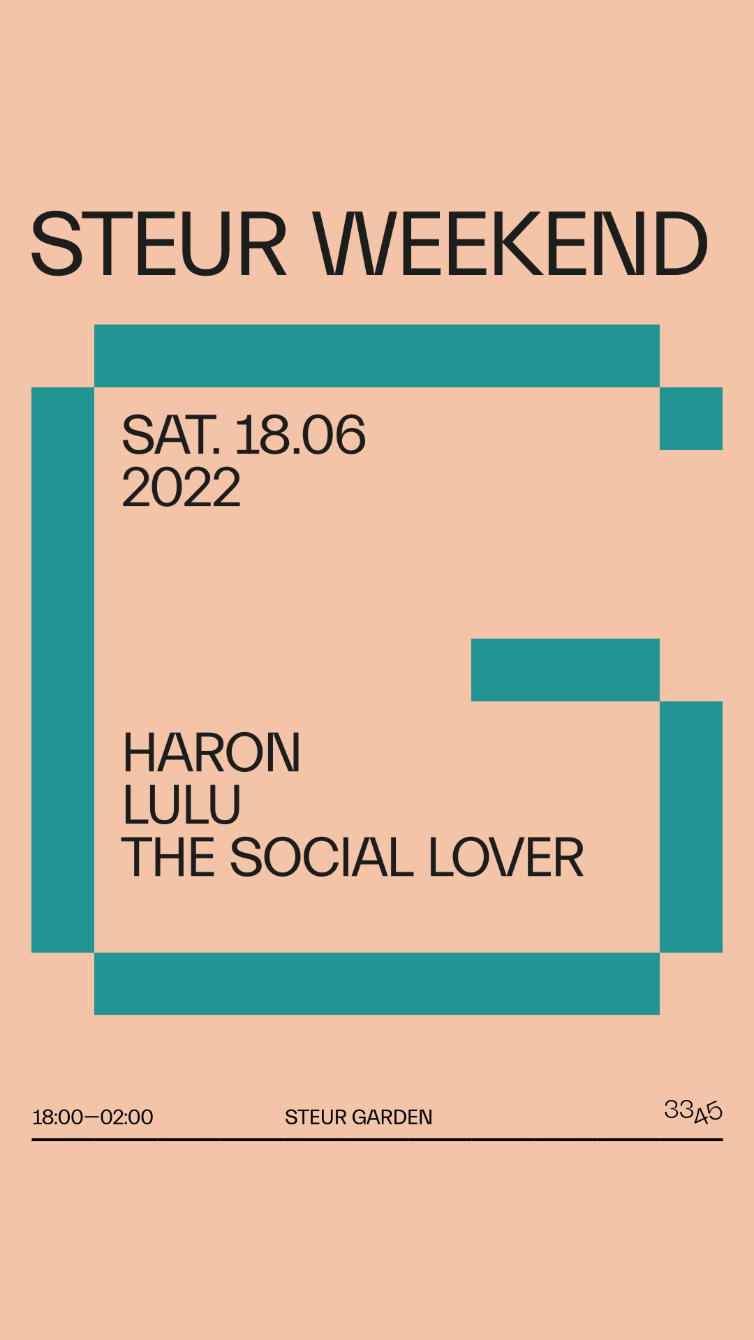 CANCELLED // Haron, Lulu, The Social Lover - フライヤー表