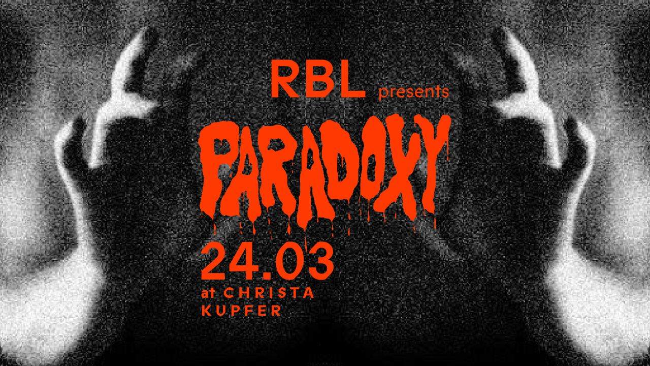 RBL presents PARADOXY - Página frontal